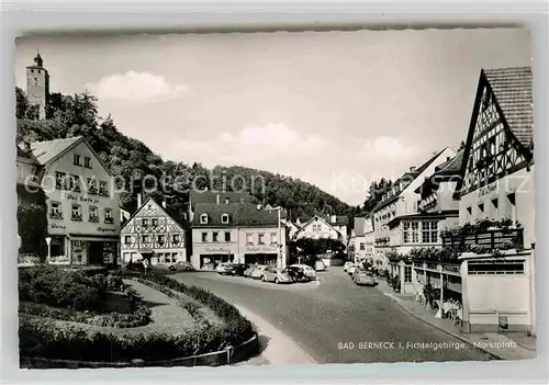 AK / Ansichtskarte Bad Berneck Marktplatz Kat. Bad Berneck Fichtelgebirge