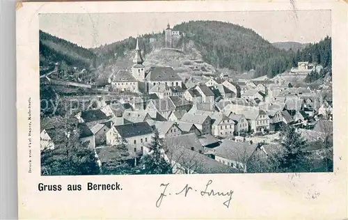 AK / Ansichtskarte Bad Berneck Panorama Kat. Bad Berneck Fichtelgebirge