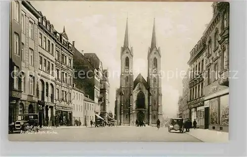 AK / Ansichtskarte Hof Saale Katholische Kirche  Kat. Hof