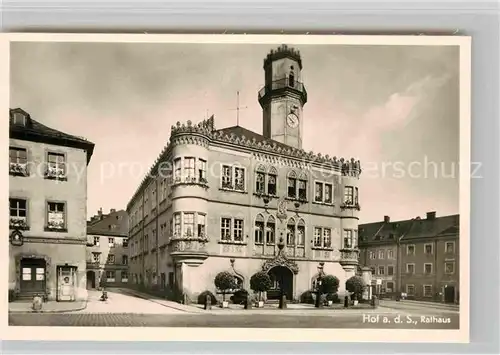 AK / Ansichtskarte Hof Saale Rathaus Kat. Hof