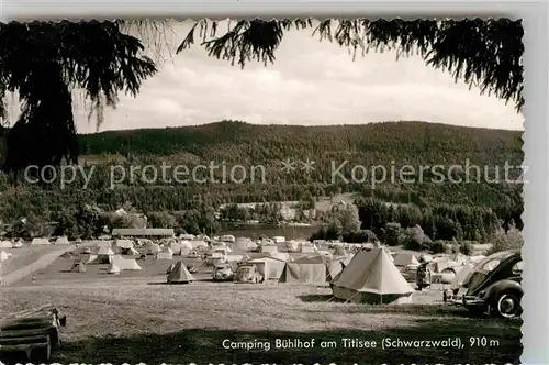 AK / Ansichtskarte Titisee Camping Buehlhof Kat. Titisee Neustadt