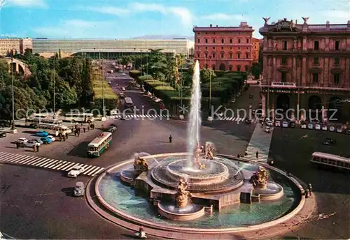 AK / Ansichtskarte Roma Rom Piazza Esedra Platz Springbrunnen Kat. 