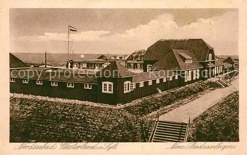 AK / Ansichtskarte Westerland Sylt Neue Badeanlagen Kat. Westerland