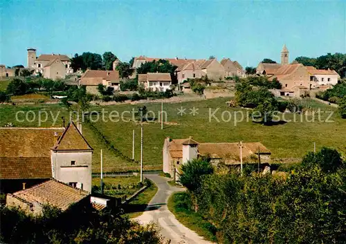 AK / Ansichtskarte Taize Saone et Loire Village avec eglise romane XIIe siecle Kat. Taize