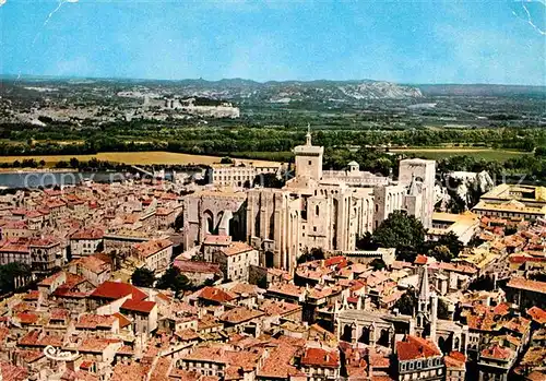 AK / Ansichtskarte Avignon Vaucluse Palais des Papes vue aerienne Kat. Avignon