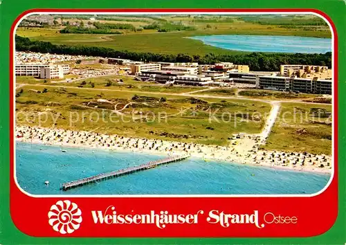 AK / Ansichtskarte Weissenhaeuser Strand Hohwachter Bucht Fliegeraufnahme Kat. Wangels