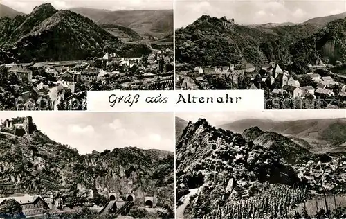 AK / Ansichtskarte Altenahr Panorama Burg Teilansicht  Kat. Altenahr