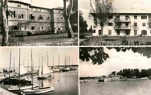 AK / Ansichtskarte Balatonfoeldvar Hafen Hotel Anlegestelle Kat. Ungarn