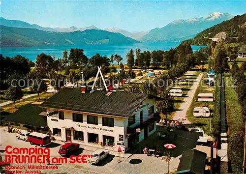 AK / Ansichtskarte Doebriach Millstaettersee Camping Brunner am See