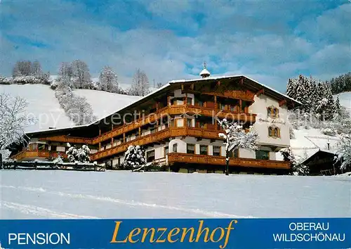 AK / Ansichtskarte Oberau Wildschoenau Tirol Pension Lenzenhof