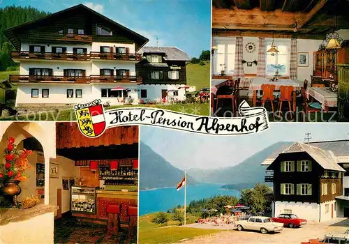 AK / Ansichtskarte Weissensee Kaernten Hotel Pension Alpenhof Kat. Weissensee