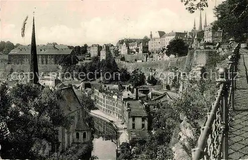 AK / Ansichtskarte Luxembourg Luxemburg chemin de la Corniche Kat. Luxembourg