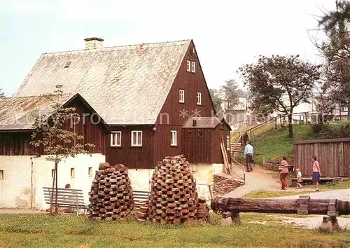 AK / Ansichtskarte Seiffen Erzgebirge Erzgebirgisches Freilichtmuseum Wasserkraftdrehwerk von 1760 Kat. Kurort Seiffen Erzgebirge