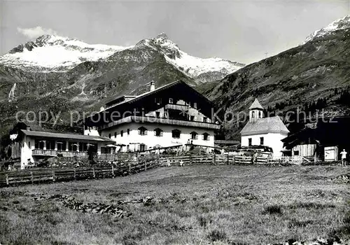 AK / Ansichtskarte Matrei Osttirol Matreier Tauernhaus Kapelle Alpen Kat. Matrei in Osttirol