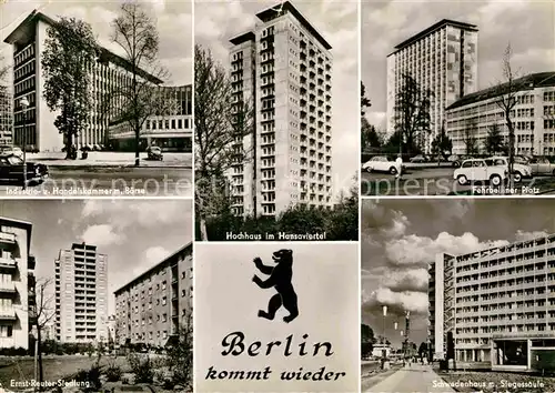 AK / Ansichtskarte Berlin Industrie  und Handelskammer Ernst Reuter Siedlung Hochhaus Kat. Berlin