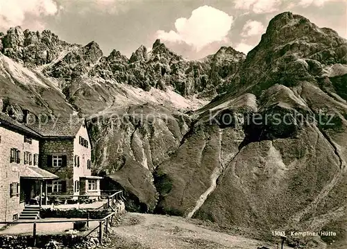 AK / Ansichtskarte Oberstdorf Kemptner Huette Kat. Oberstdorf