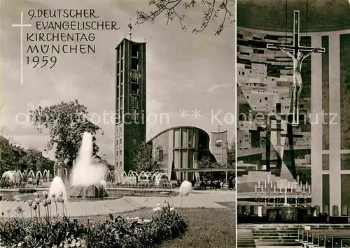AK / Ansichtskarte Muenchen Evangelischer Kirchentag 1959 Kat. Muenchen
