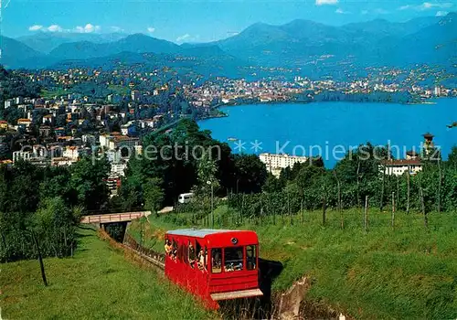 AK / Ansichtskarte Zahnradbahn Lugano Funicolare S. Salvatore  Kat. Bergbahn