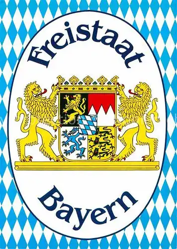 AK / Ansichtskarte Wappen Bayern  Kat. Heraldik