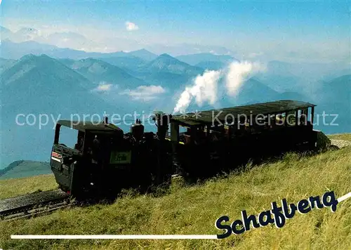 AK / Ansichtskarte Zahnradbahn Schafberg Dampflok Erika St. Wolfgang  Kat. Bergbahn