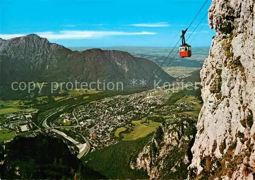 AK / Ansichtskarte Seilbahn Predigtstuhl Bad Reichenhall Hochstaufen  Kat. Bahnen