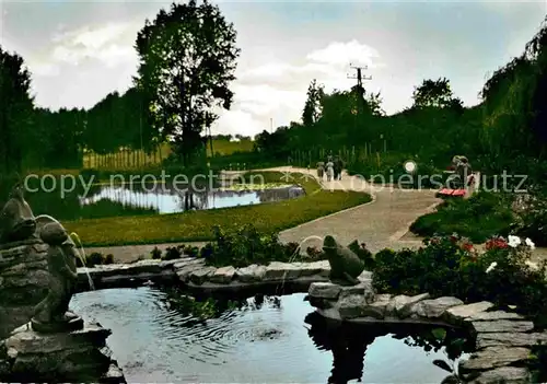 AK / Ansichtskarte Niederkruechten Dorfweiher Park Kat. Niederkruechten