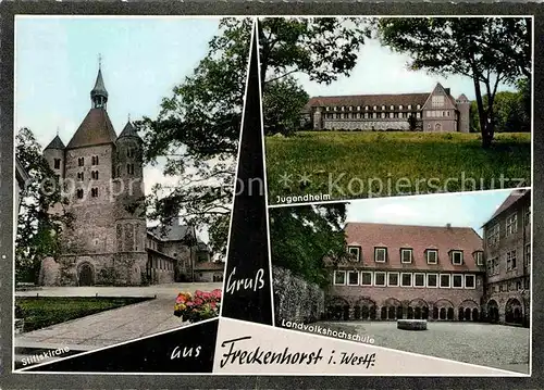 AK / Ansichtskarte Freckenhorst Stiftskirche Jugendheim Landvolkshochschule Kat. Warendorf