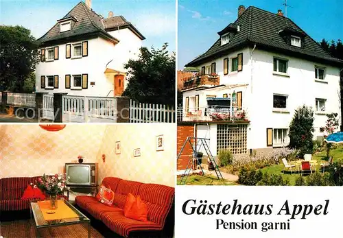 AK / Ansichtskarte Bad Koenig Odenwald Gaestehaus Appel Pension garni  Kat. Bad Koenig