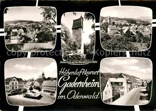 AK / Ansichtskarte Gadernheim Kaiserturm Orts und Teilansichten Kat. Lautertal (Odenwald)