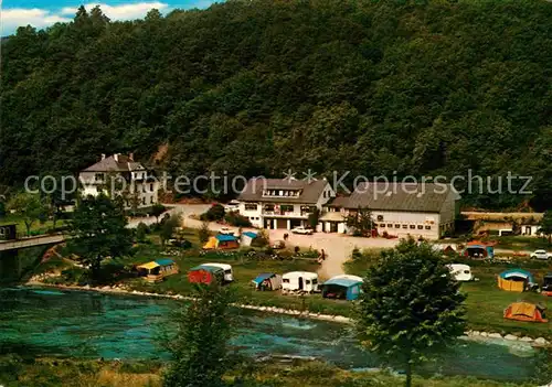 AK / Ansichtskarte Gemuend Eifel Gasthaus Pension Zur Muehle Campingplatz Kat. Schleiden