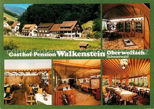 AK / Ansichtskarte Walke Gasthof Pension Walkenstein Gastraeume Kat. Oberwolfach Schwarzwald