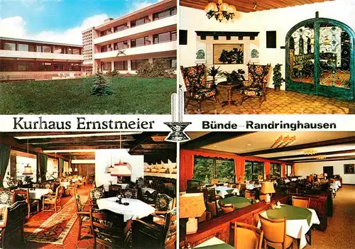 AK / Ansichtskarte Randringhausen Bad Kurhaus Ernstmeier Gastraeume Kat. Buende