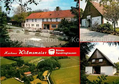 AK / Ansichtskarte Bad Randringhausen Kurhaus Wilmsmeier Details Fliegeraufnahme Kat. Buende