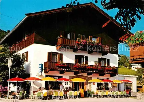 AK / Ansichtskarte Brixen Thale Cafe Koller Terrasse Kat. Brixen im Thale