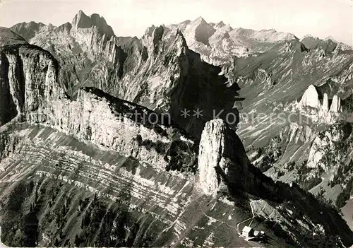 AK / Ansichtskarte Staubern Fliegeraufnahme Altmann Saentis Kat. Hoher Kasten