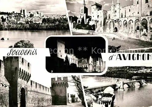 AK / Ansichtskarte Avignon Vaucluse Palai des Papste

Palai des Papes Le Pont Saint Benezet Les Remparts Kat. Avignon