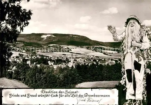 AK / Ansichtskarte Wanfried Panorama Erholungsort Tradition der Heimat Brombeermann Kat. Wanfried