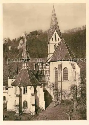 AK / Ansichtskarte Blaubeuren ehemalige Klosterkirche Peter von Koblenz 15. Jhdt. Baerenreiter Karte Nr 2101 Kat. Blaubeuren