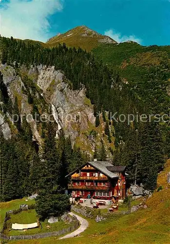 AK / Ansichtskarte Neukirchen Grossvenediger Alpengasthaus Berndlalm Obersulzbachtal gegen Hackkogel Kat. Neukirchen am Grossvenediger