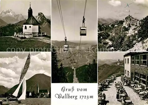 AK / Ansichtskarte Wallberg Wallbergbahn Kapelle Kat. Tegernsee