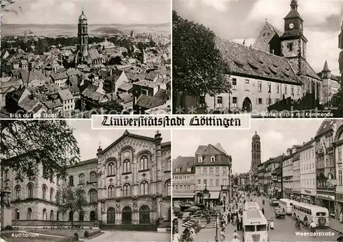 AK / Ansichtskarte Goettingen Niedersachsen Marienkirche Auditorium Weenderstrasse Kat. Goettingen