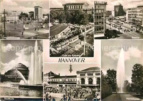 AK / Ansichtskarte Hannover Steintor Stadthalle Hauptbahnhof Kat. Hannover