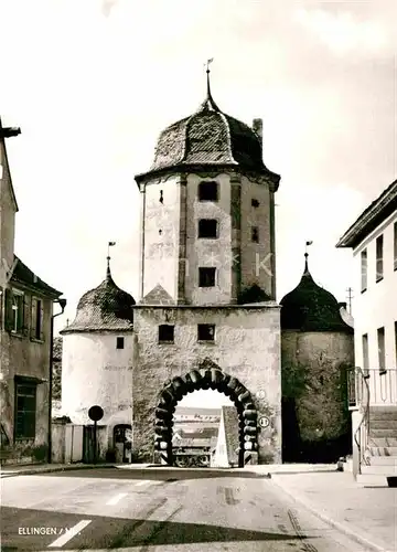 AK / Ansichtskarte Ellingen Bayern Pleinfelder Tor Kat. Ellingen