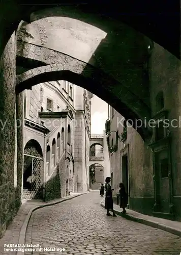 AK / Ansichtskarte Passau Innbrueckgasse Hofstiege Kat. Passau