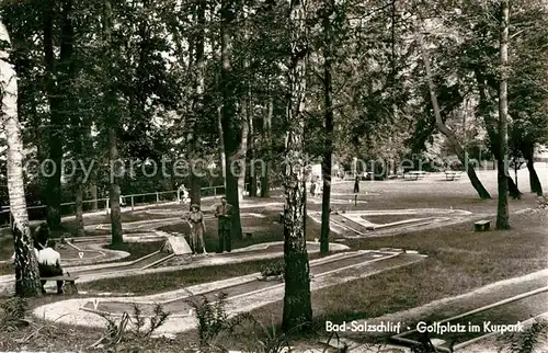 AK / Ansichtskarte Bad Salzschlirf Minigolfplatz im Kurpark Kat. Bad Salzschlirf