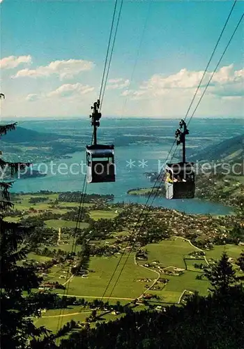 AK / Ansichtskarte Seilbahn Wallberg Rottach Egern Tegernseer Tal  Kat. Bahnen