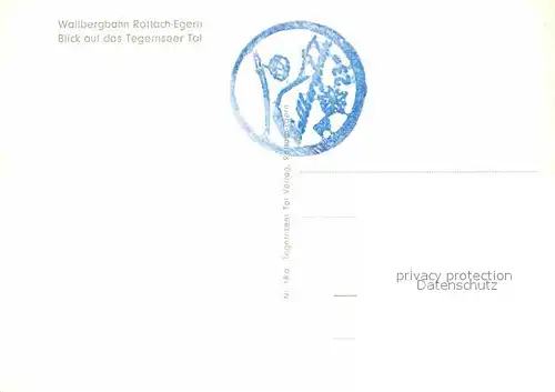 AK / Ansichtskarte Seilbahn Wallberg Rottach Egern Tegernseer Tal  Kat. Bahnen