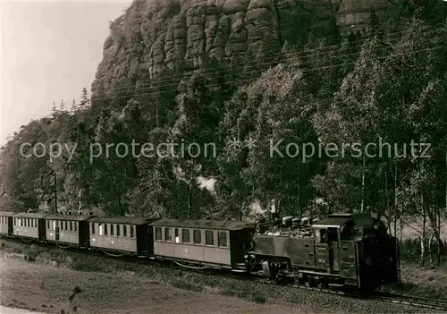 AK / Ansichtskarte Eisenbahn Schmalspurbahn Berg Oybin  Kat. Eisenbahn