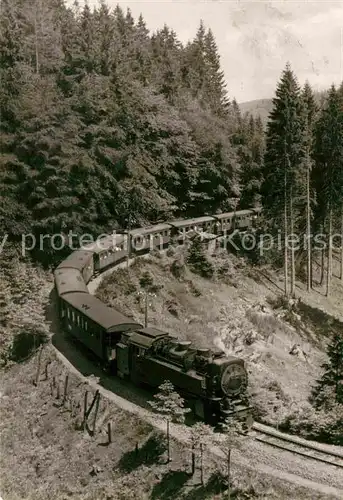 AK / Ansichtskarte Lokomotive Harzquerbahn  Kat. Eisenbahn