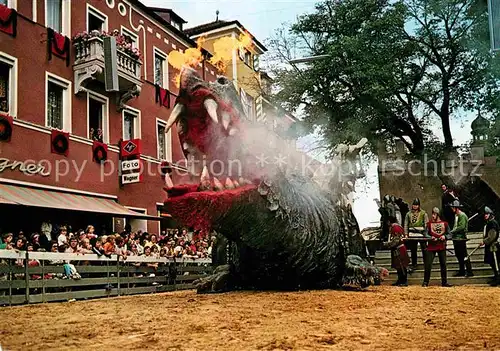 AK / Ansichtskarte Tiere Drache Furth im Wald Volksschauspiel Drachenstich  Kat. Tiere